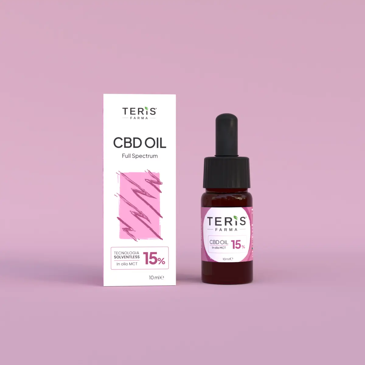 TERIS CBD OIL - Olio di CBD 15% Animali 10ml