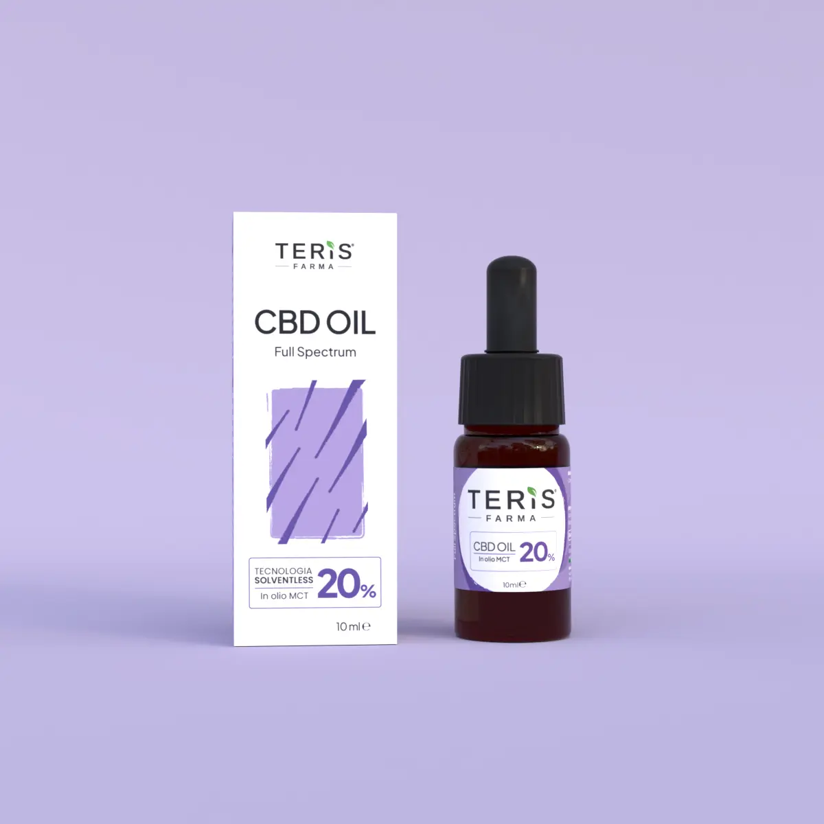TERIS CBD OIL - Olio di CBD 20% Animali 10ml
