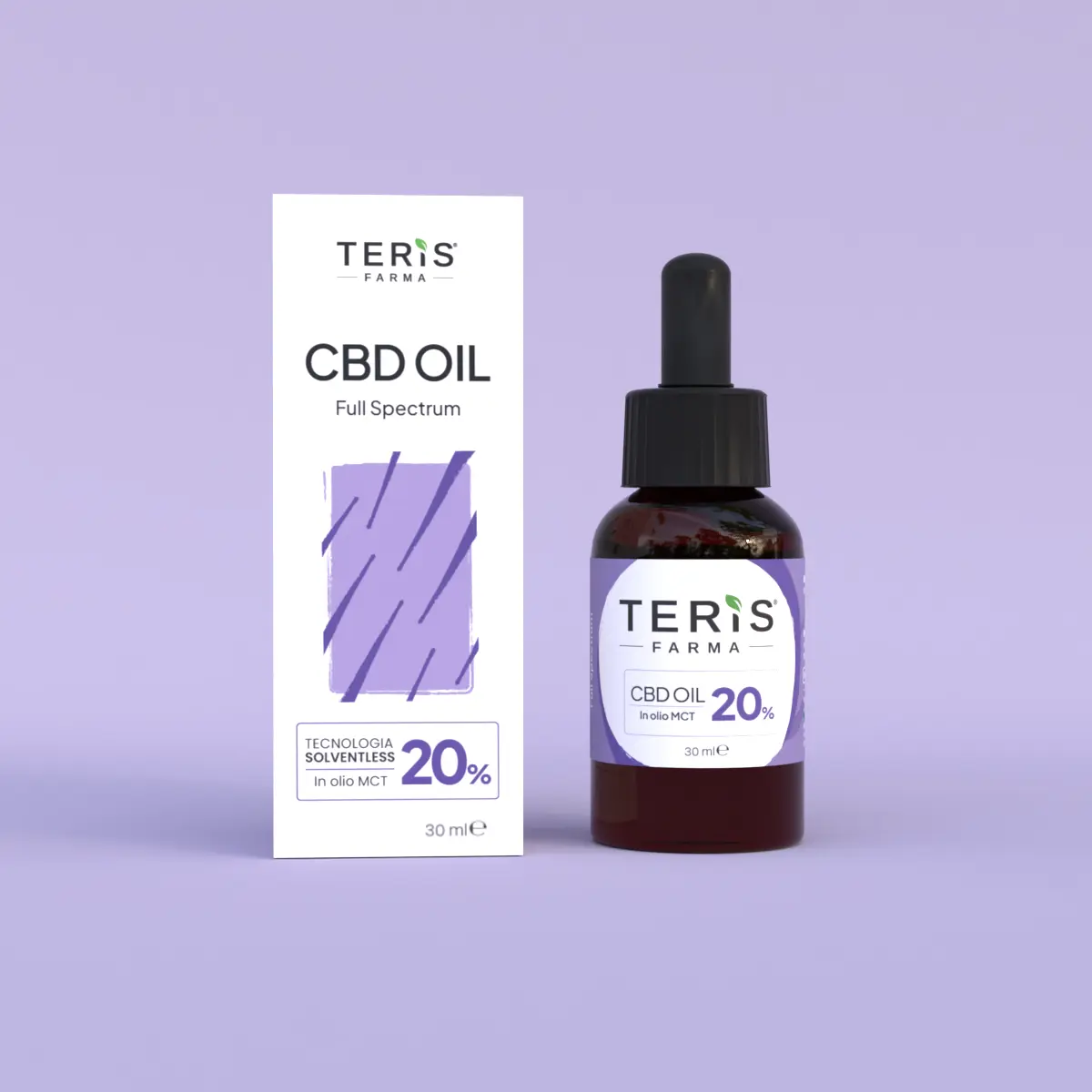 TERIS CBD OIL - Olio di CBD 20% Animali 30ml