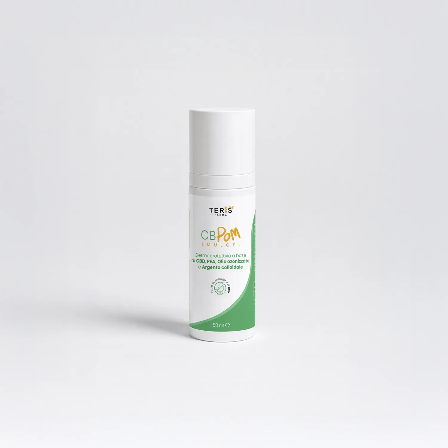 CBPom: Crema dermatologica veterinaria ad azione lenitiva con CBD, PEA e ozono 50ml